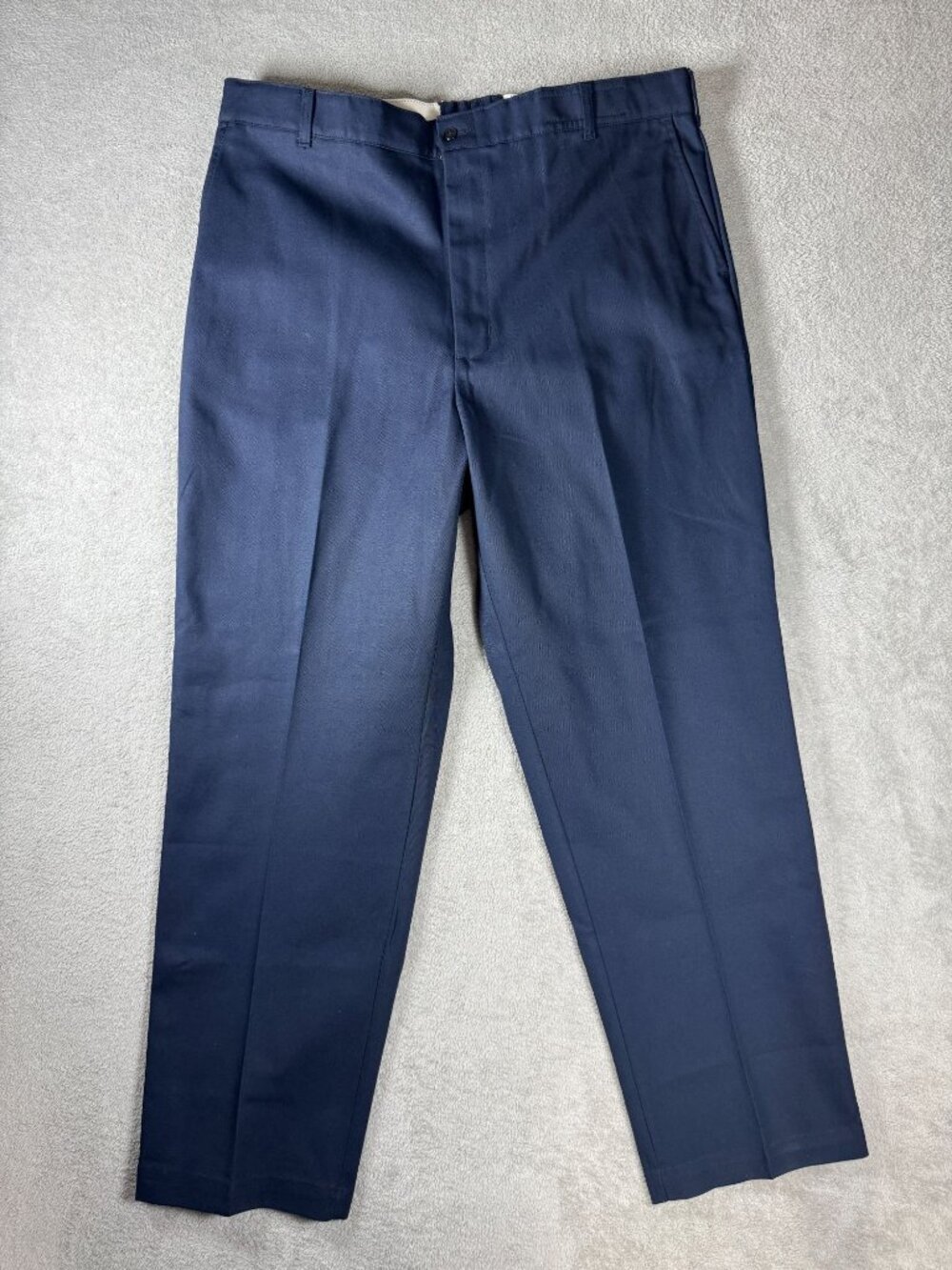 Red Kap Mens Touchtex II Workwear Khakis Heavy-Duty Blue Pants Size 40
